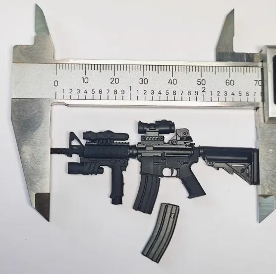 متوفر في المخزون 1/12 مقياس HK416 MCX MK18 P30 AK12 نموذج بندقية صغيرة الملحقات صالح 6 "الجندي عمل الشكل دمى الجسم #6