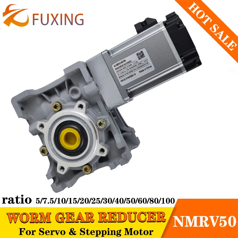 Imagem -03 - Precisão Worm Redutor de Engrenagem para Nema23 Stepper Motor de Passo ou Servo Motor 100w 810 Backlash Arcmin Hs30 Caixa de Velocidades Nmrv030 Alta