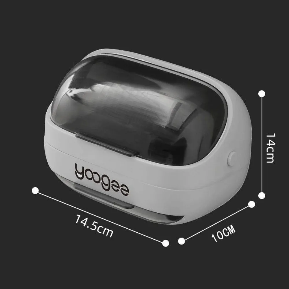 

Quality Wall Mounted Soap Box Self Adhesive With Lid Drain Soap Holder Plastic Soap Dishes Box Bathroom