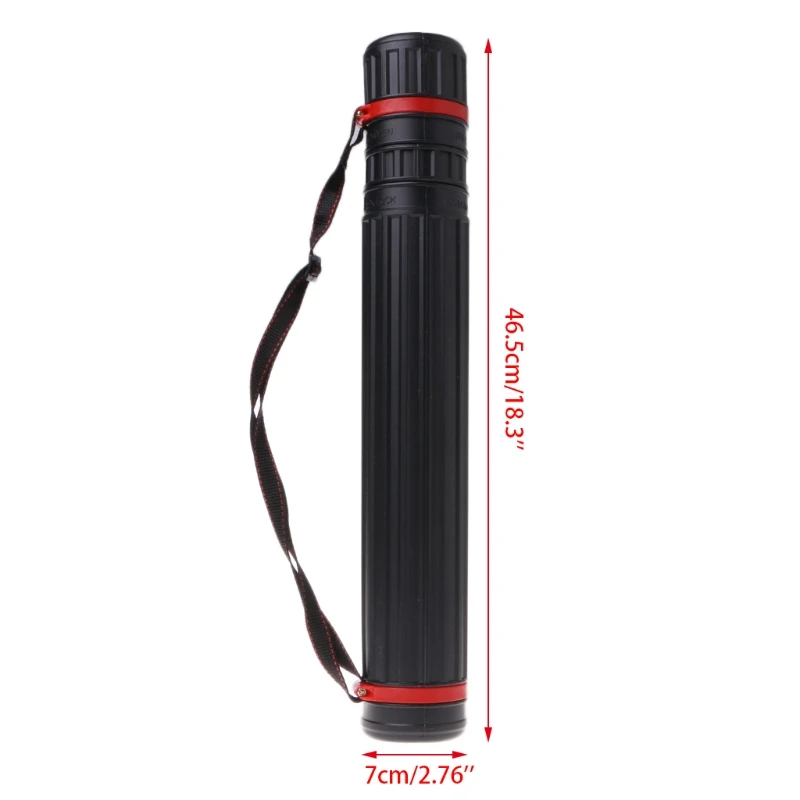 Telescopic Document Storage Tube Flexible Outdoor Drawing Portable for Case