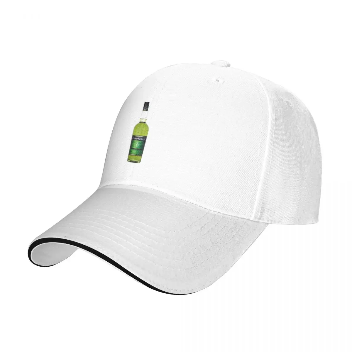 Green Chartreuse Bottle Oil Painting \t Baseball Cap fashionable Designer Hat Luxury Cap For Man Women's