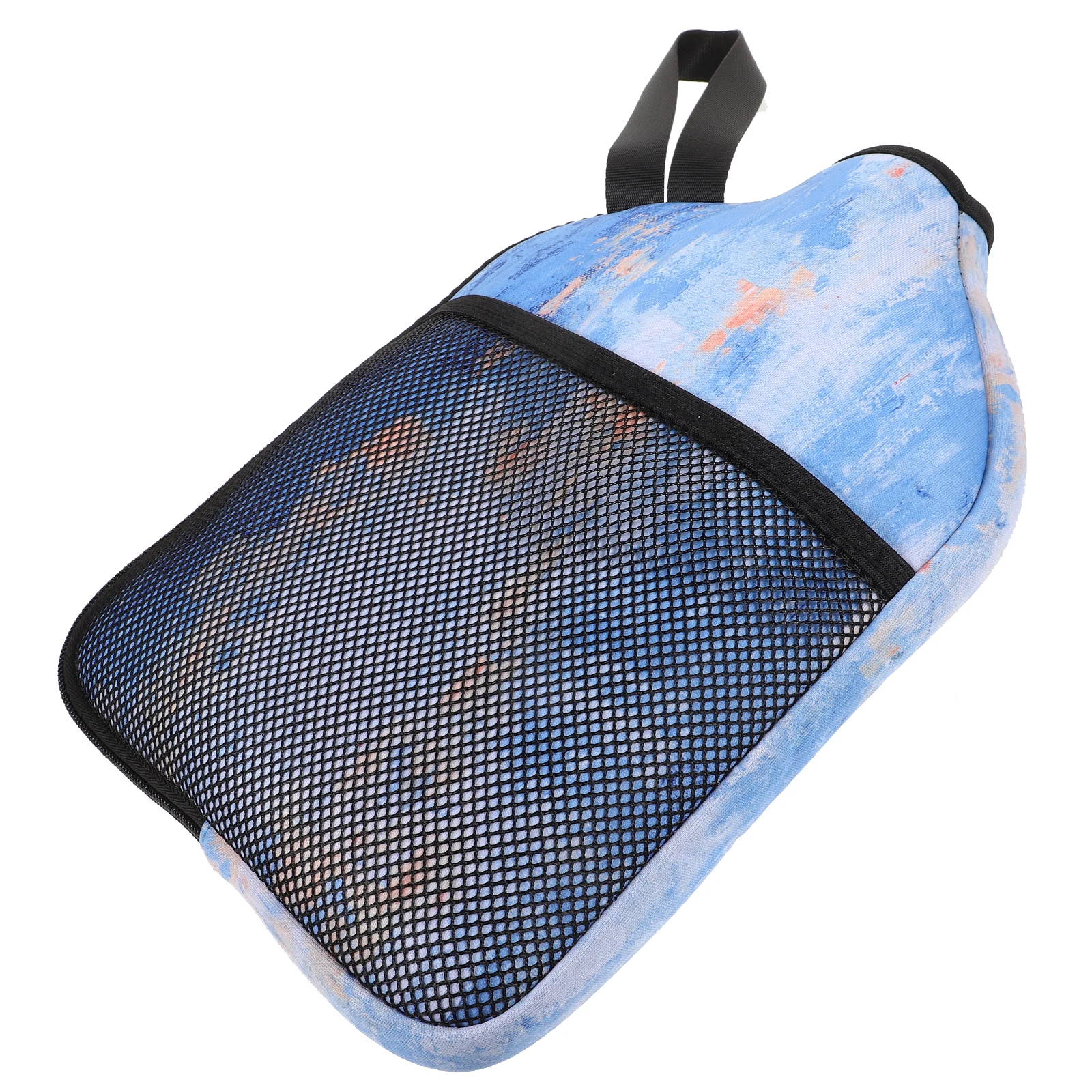 

Pickleball Racket Protective Cover Blue Diving Cloth Portable Outdoor Sports Ball Cover Reusable Compact Lightweight