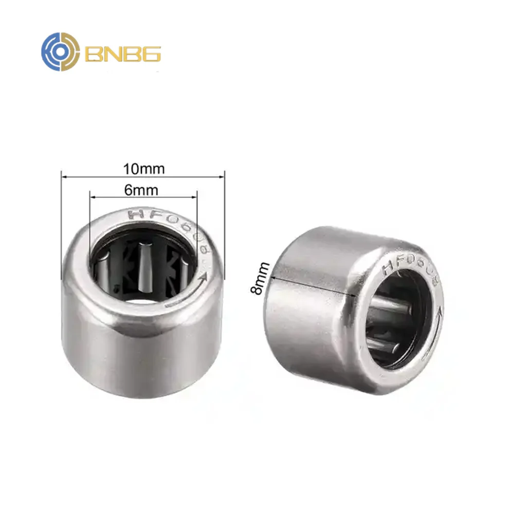 2Pcs or 10Pcs HF0306 HF0406 HF0608 HF0612 EWC0608 One way needle roller bearing 3*6.5*6mm 4*8*6mm 6*10*8mm 6*10*12mm