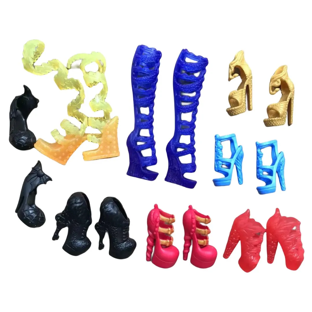 Monstering High Doll Shoes Boots Waistbands Glasses Headbands Original Colorful Doll Dressing Accessories DIY Decors