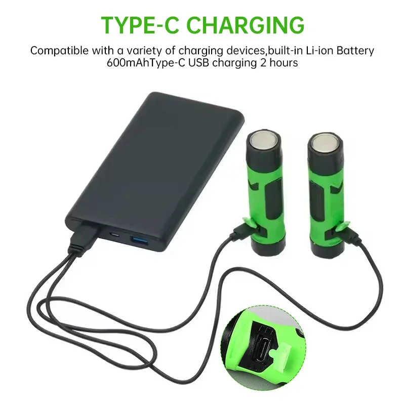 مصباح LED للرقبة قابل لإعادة الشحن عبر USB 120 ° مصباح كتاب قابل للانحناء معلق على الرقبة للقراءة، مصباح يدوي ليلي محمول #5