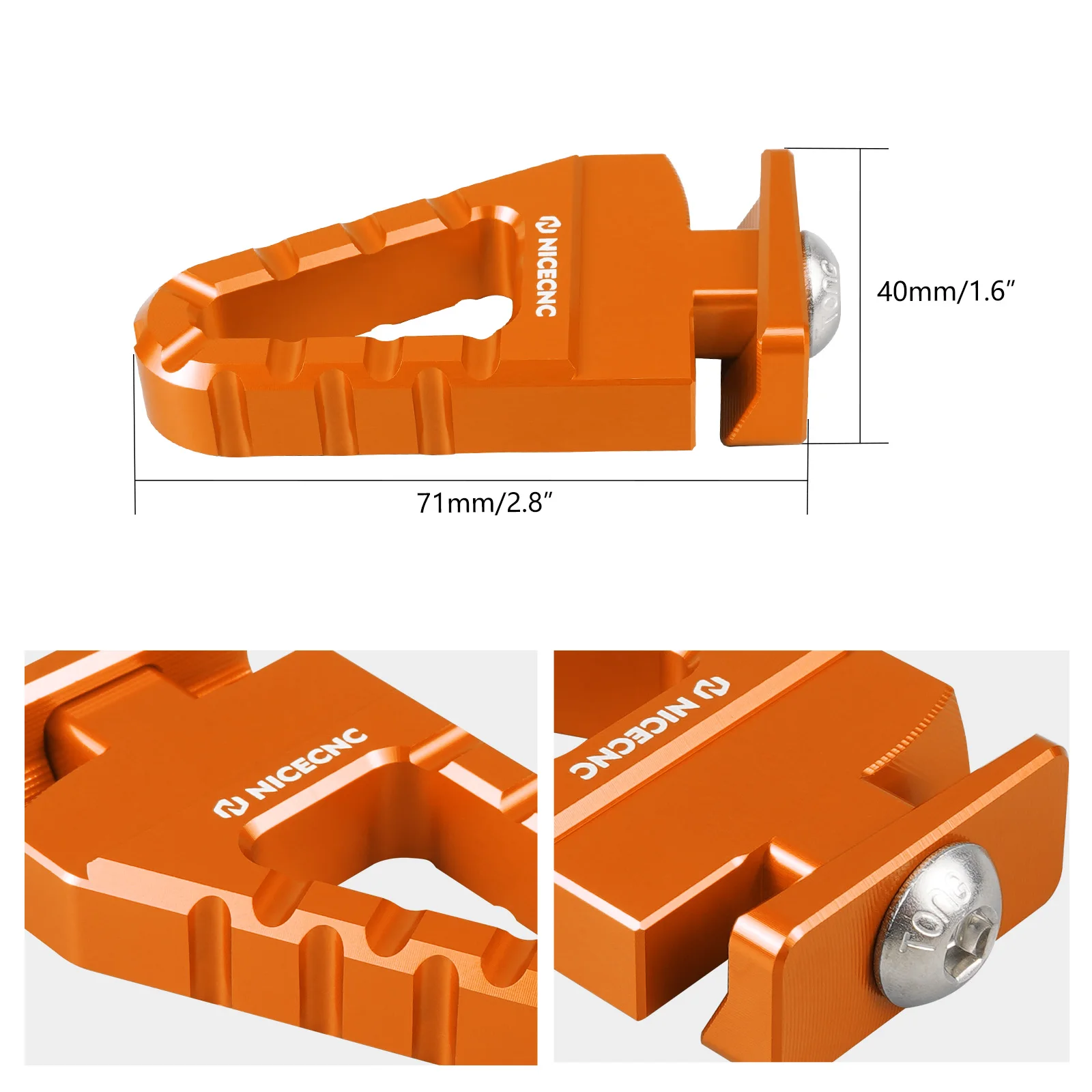 NICECNC For KTM EXC 300 2024 2025 Side Stand Kickstand Peg EXC-F 350 450 XCW 500 XCFW 2024 2025 For Husqvarna TE300 GasGas EC300