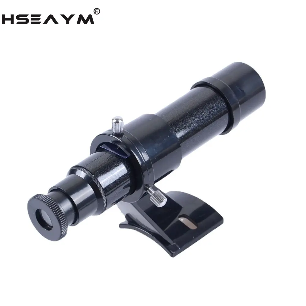 HSEAYM Guide Scope Astronomical Telescope Accessories 5X24 Plastic Finderscope Star Pointer Finder Sight Bracket Crosshair