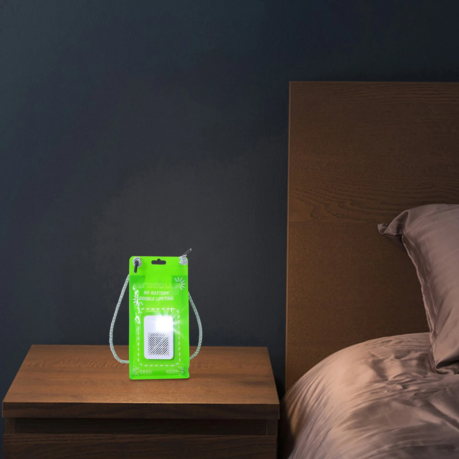 مصباح المياه المالحة في الهواء الطلق: 3 LED 50Lm ضوء الطوارئ المحمول للتخييم خيمة معلقة بقاء والعتاد صديقة للبيئة لا