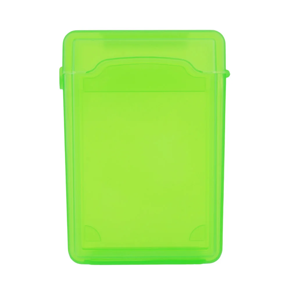 Custodia per scatola di immagazzinaggio disco rigido IDE SATA HDD da 3,5 pollici Custodia per HDD in plastica antipolvere Custodia per HDD Custodia per HDD Custodia per HDD