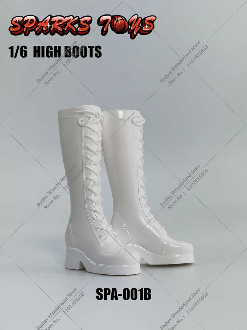 SPARKS TOYS SPA-001 1/6 Scale Women's High Boots Hollow Shoes Inside Model Fit 12'' Soldier Action Figure Body Dolls