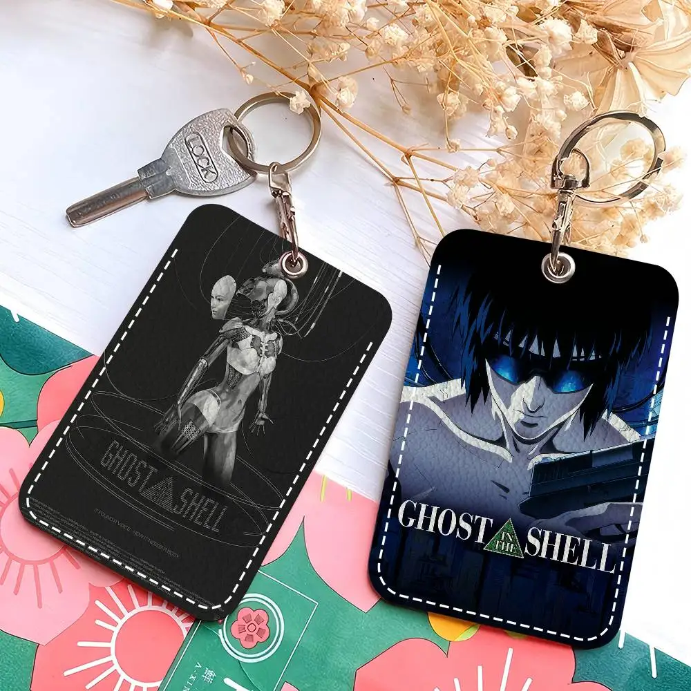 

Ghost In The Shell Manga Movie Classic Leather Card Sleeve Compact ID Wallet For Men And Women On The Road