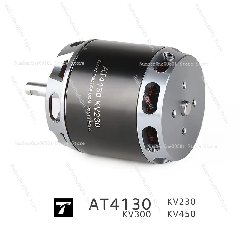

AT4130 Long Shaft Brushless Outrunner Motor For Fixed Wing 3D Glider Trainer Drone Power KV230 300 450 6mm Shaft
