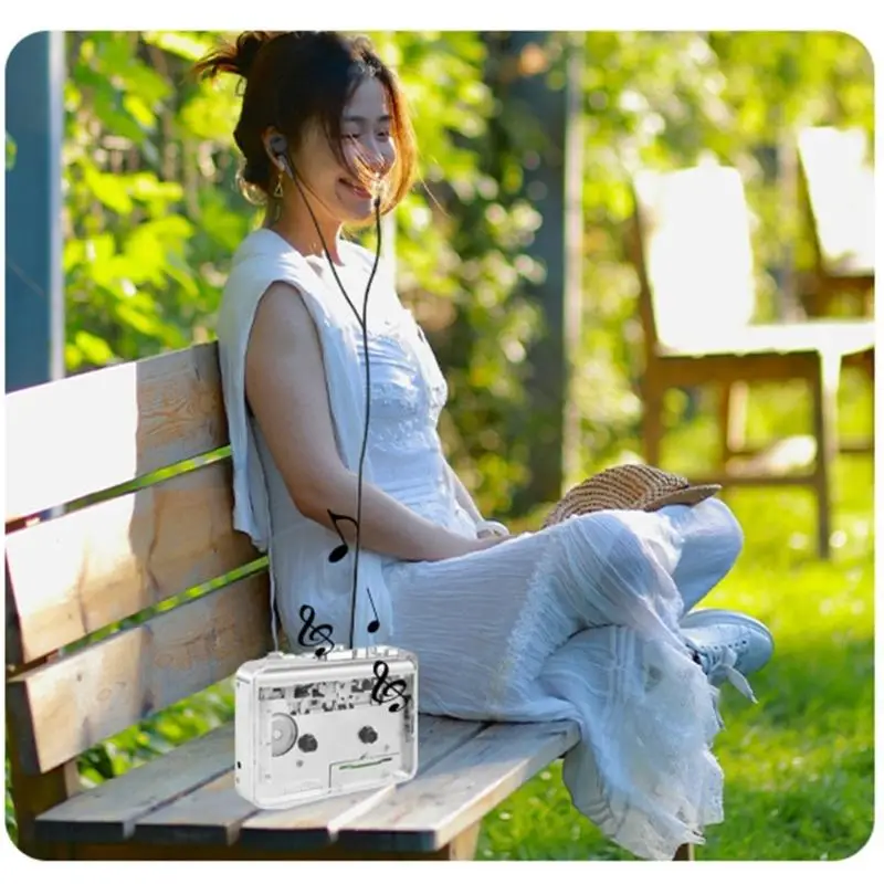 652F 명확한 USB 카세트 플레이어 및 MP3 변환기 USB 카세트 테이프에 대한 테이프