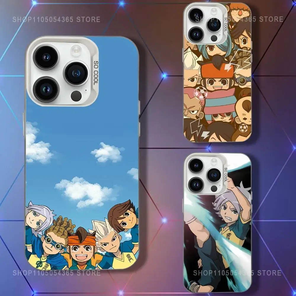 

Aniem I-Inazumas E-Eleven 11 Phone Case For iPhone 16,15,14,13,12,11,Pro,XS,Max,Plus,Mini,SE White Candy Matte Shockproof Cover