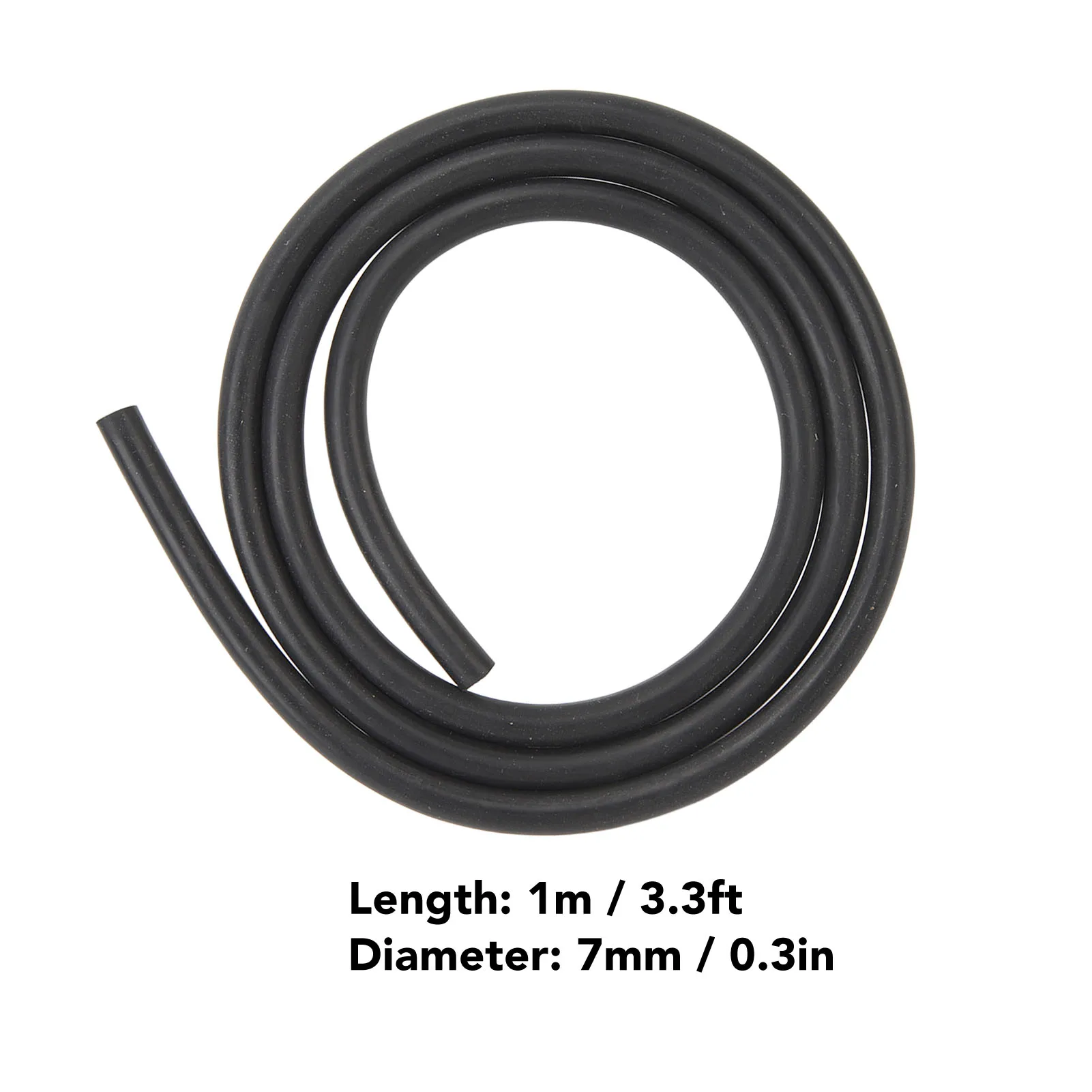 Copper Ignition Cable Flexible 7mm Ignition Cable Install Black PVC Sheathed Heat Resistant for Lawn Mowers