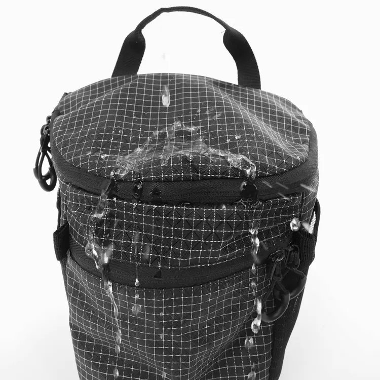 Men's Outdoor Functional Windproof Lightweight Casual Plaid Crossbody Bag Large Capacity Sports Expansion Bag Oxford Cloth Zi...