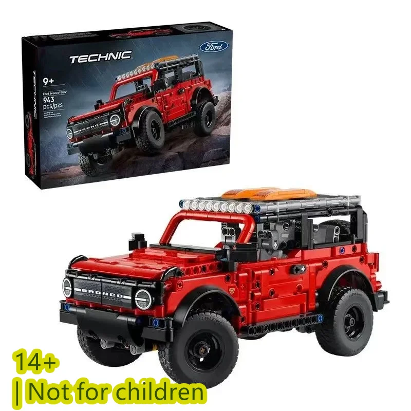 

Набор строительных блоков 2026 Supreme Off Road Sports Car: Модель внедорожника Jeep, развивающая игрушка-подарок для мальчиков на День рождения, Рождество, вечеринку