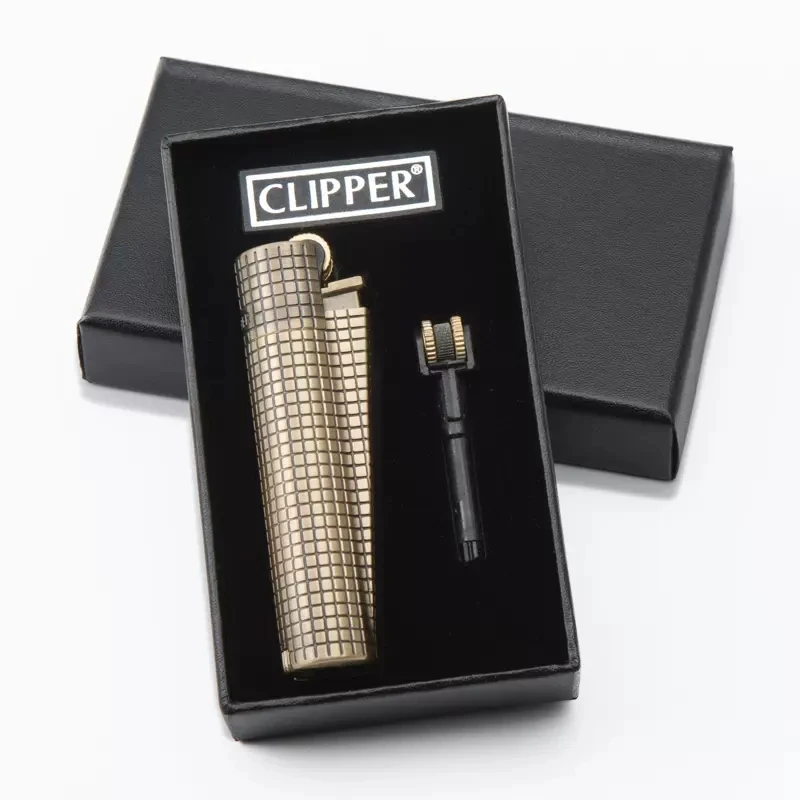 Classic Vintage Spanish Clipper Lighter Metal Wheel Igniter CMP11 Large  Clipper Lighter Smoking Gadget for Men Gift Box Original
