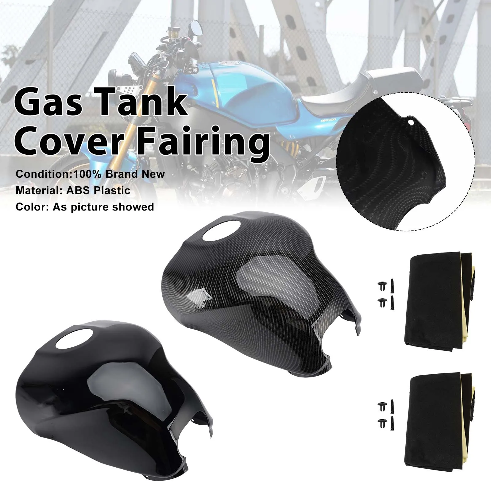 Topteng Rear Gas Tank Cover Fairing Protector For Yamaha XSR900 2022 2023 2024 2025