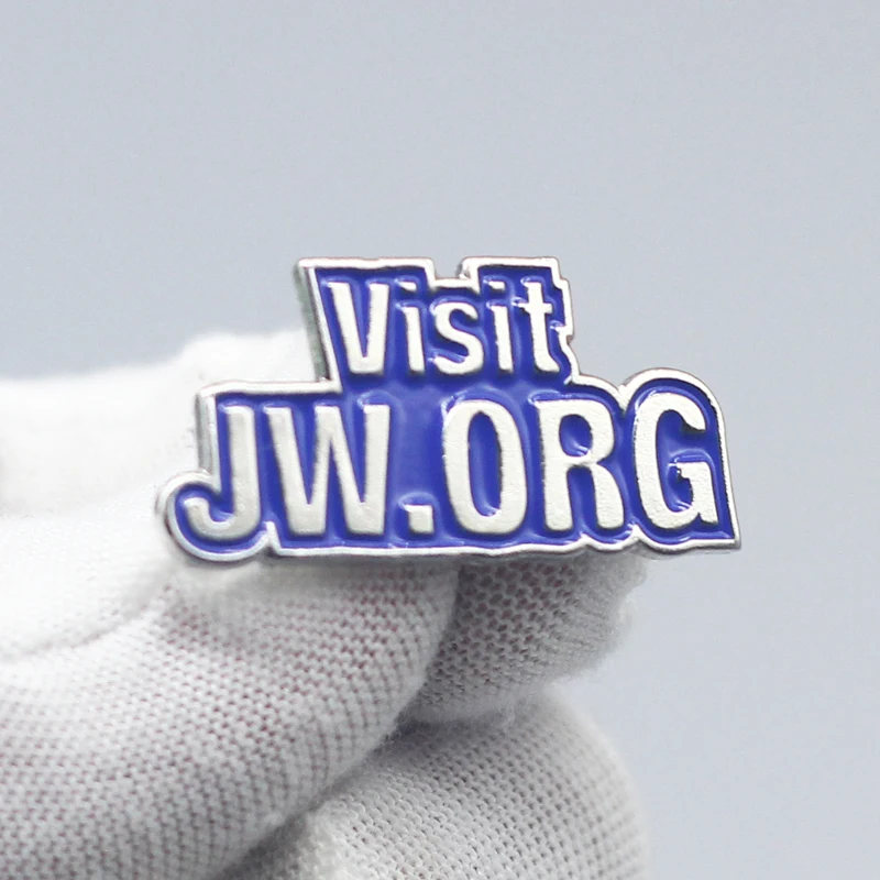 Alphabet Mark JW Cartoon Badge Backpack Hat Jacket Decorate Pride Friend Accessory Hard Enamel Pin High-Grade Brooch Luxury