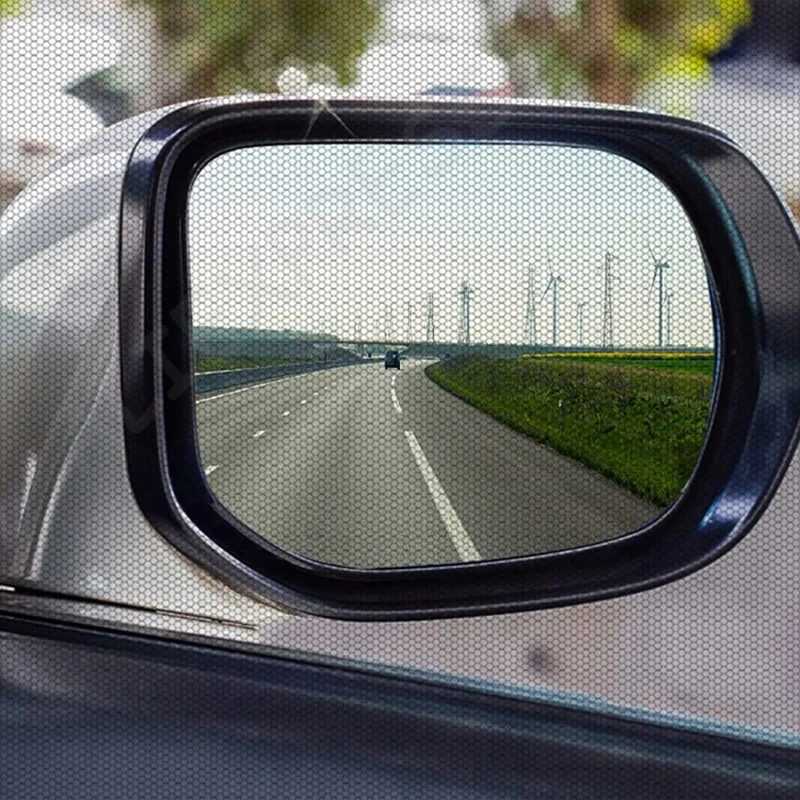 

Pack of 4 Stretchable Mesh Car Window Shades, Fore and Aft Side Window Sun Guard for Heat & UV Control