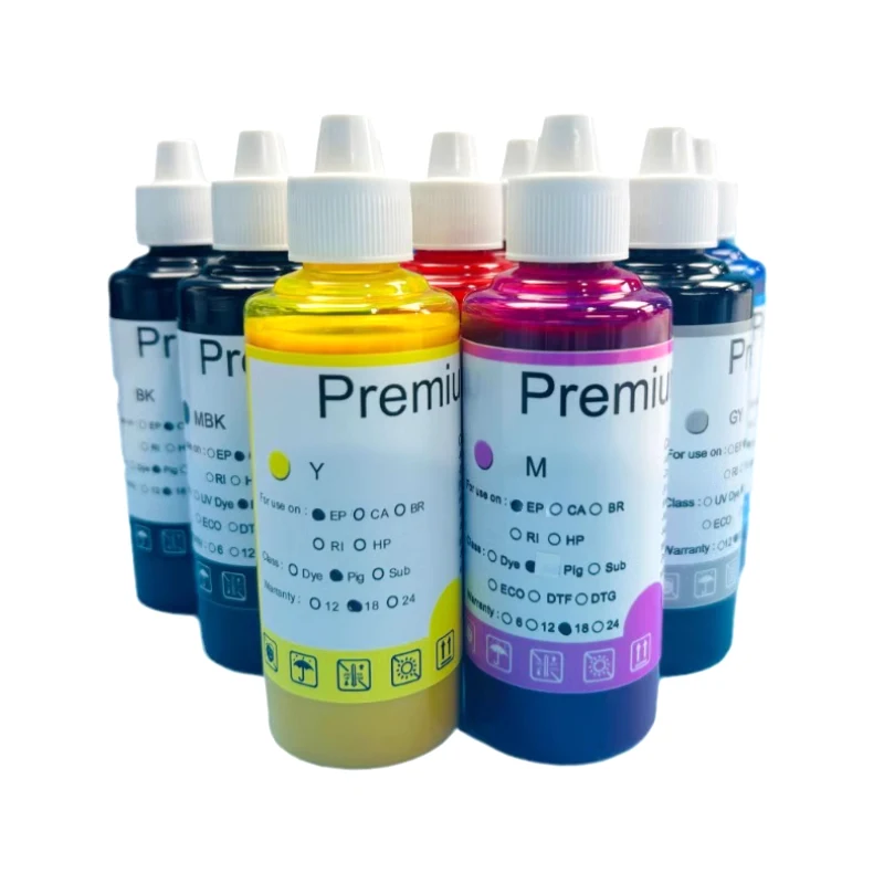 100ML pigment Ink Compatible For Epson Stylus Photo R800 R1800 Printer T0540 T0541 T0549 0540 T054