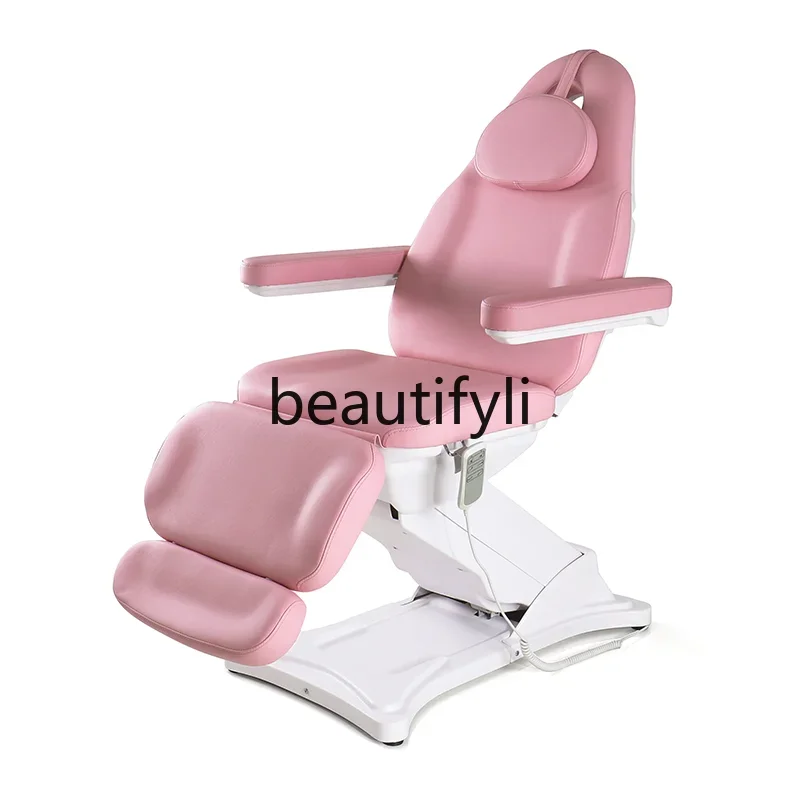 Electric beauty salon special lift medical injection operating bed micro plastic eyelash tattoo embroidery bed