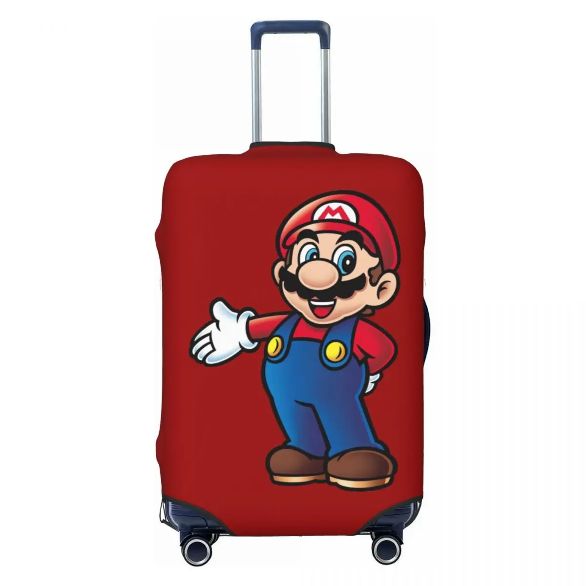 

Custom Custom M-Marioed Game Luggage Cover Protector Washable Travel Suitcase Covers