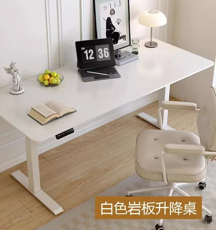 Rock board electric lifting learning workbench, computer, home, same style office desk