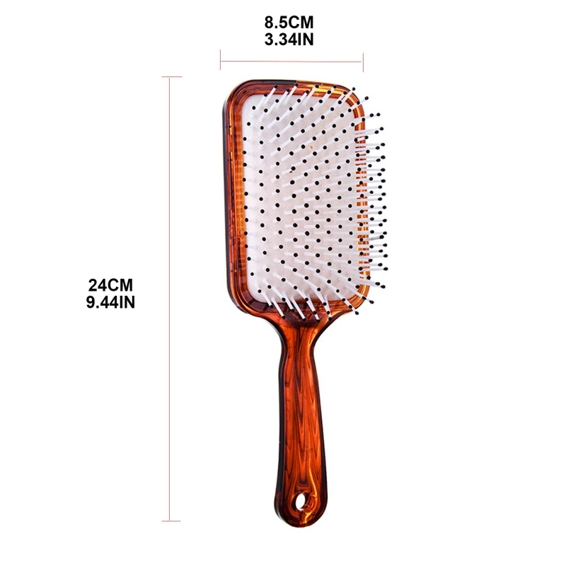 652f profissional paddle escova cabelo desembaraçar escova cabelo massagem ferramenta estilo do couro cabeludo para homens