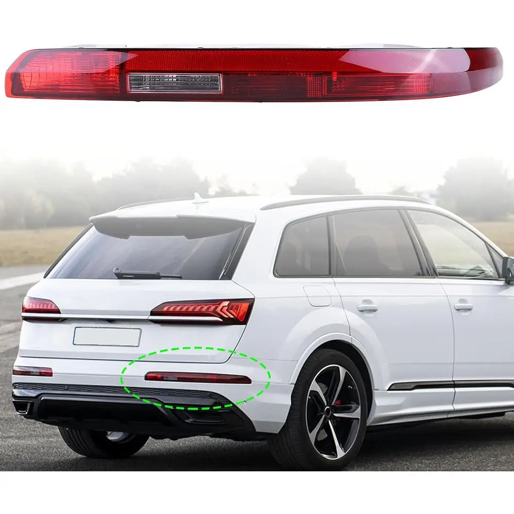 

Audi Q7 2016-2020 Right Rear Bumper Stop Lamp & Tail Light Reflector, Replacement for OE #4M0945096A