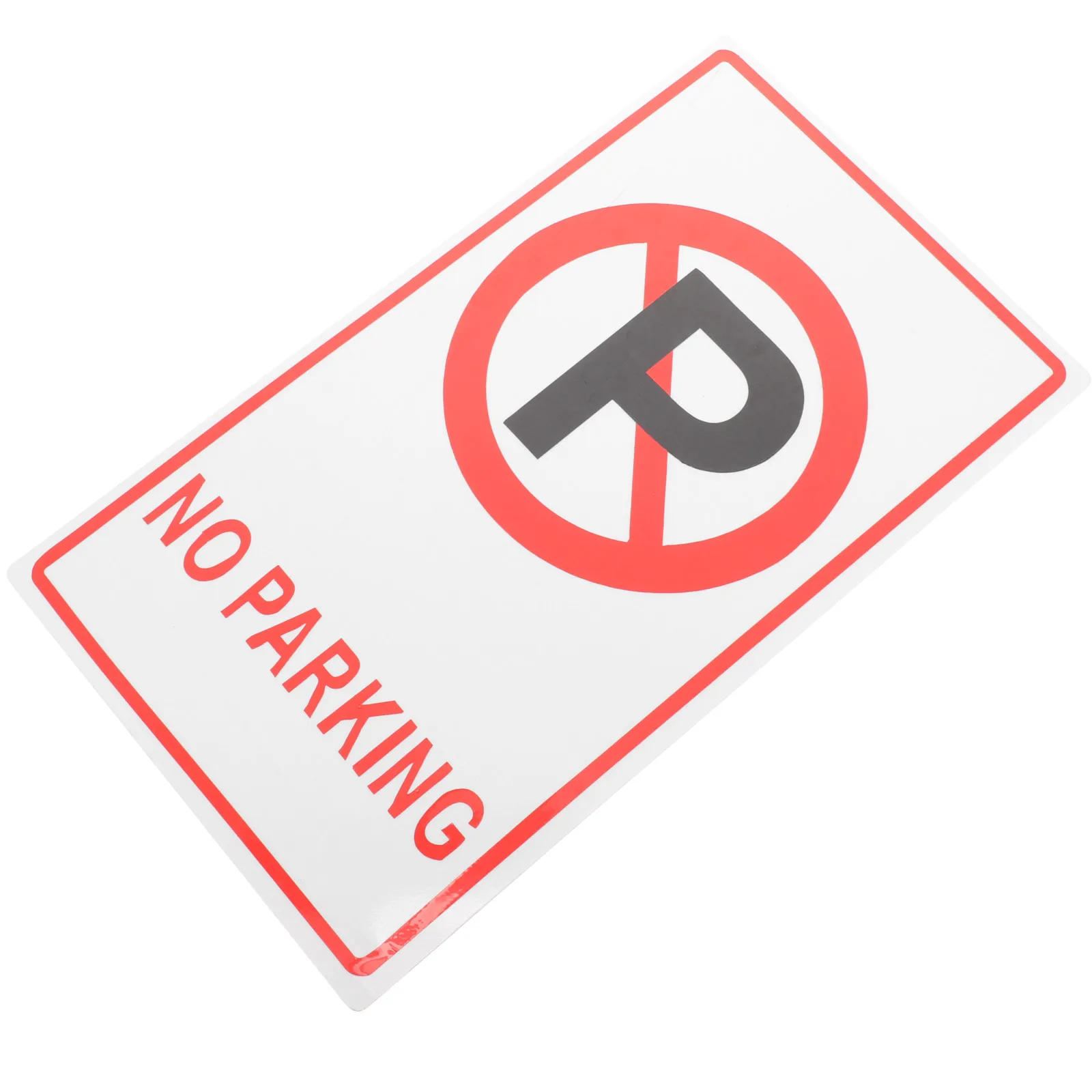 

No Parking Signs 35CMx20cm Traffic Safety Sign High Visibility Aluminium Driveway Warning Cone Sign