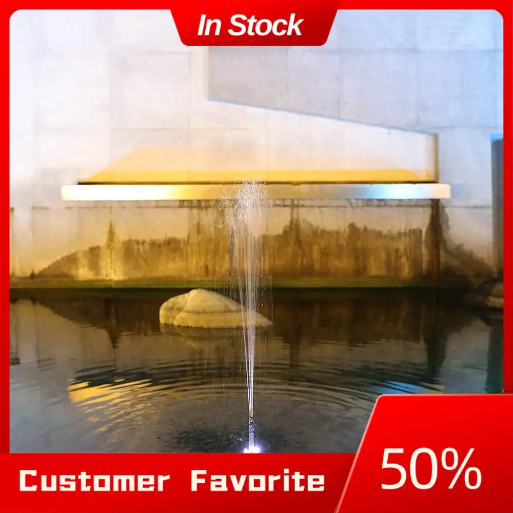 AT03 Top Fountain Pump Solar Fountain Pump 5 LED Lights 3.6W Solar Fountain Water Pump Flow 200L/H With 5 Fountain Style For Poo