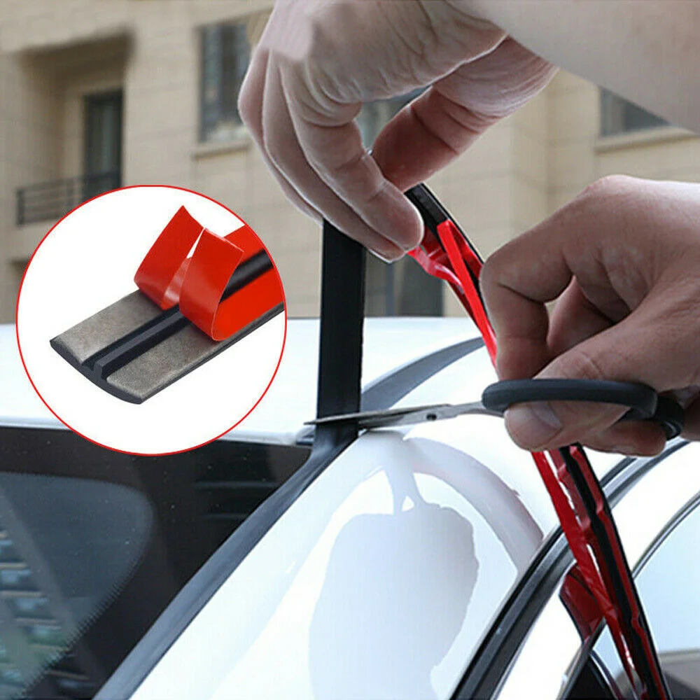 

2Meter Car Window Sticker Rubber Sill Windshield Roof Seal Strip Noise Insulation Car Tuning Exterior Parts Accessories Products