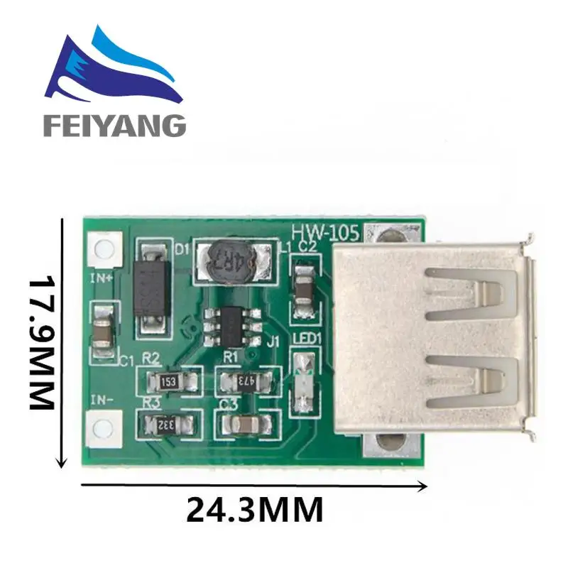 DC 3V bis 5V USB-Ausgang Ladegerät Step-up-Power-Modul Mini-DC-DC-Boost-Konverter