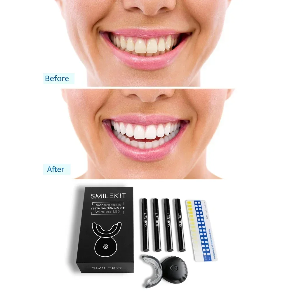 Dentes elétricos Whitening Gel Kits, Dente branqueamento sem fio, Uso Doméstico, Remover Ferramentas de manchas dentárias, Oral Care, Novo