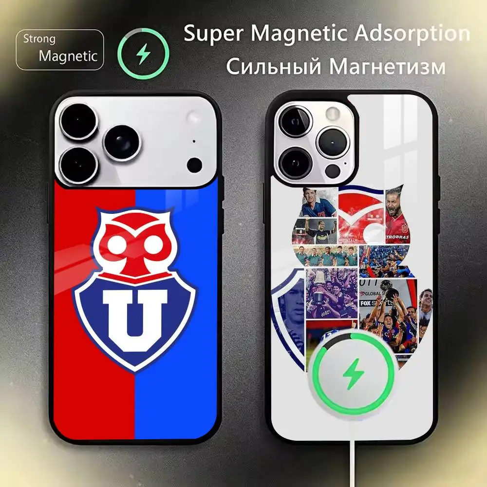 

C-Club U-Universidad de Chile Phone Case For iPhone17,16,15,14,13,12,11 Plus,Pro,Max Magnetic with Wireless Charging