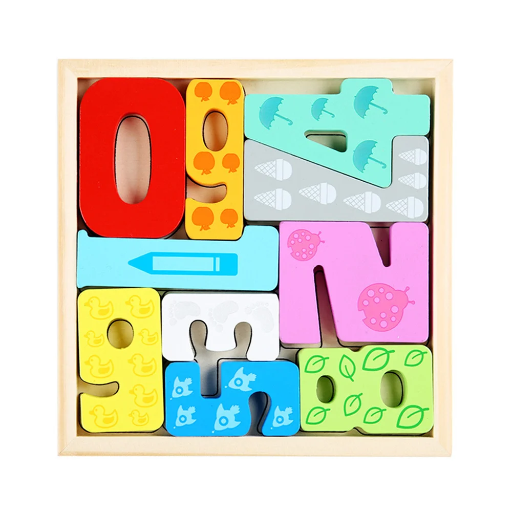 어린이를 위한 3D 퍼즐 나무 유아 학습 내마모성 대화형 퍼즐 게임 두뇌 발달 어린이 용품
