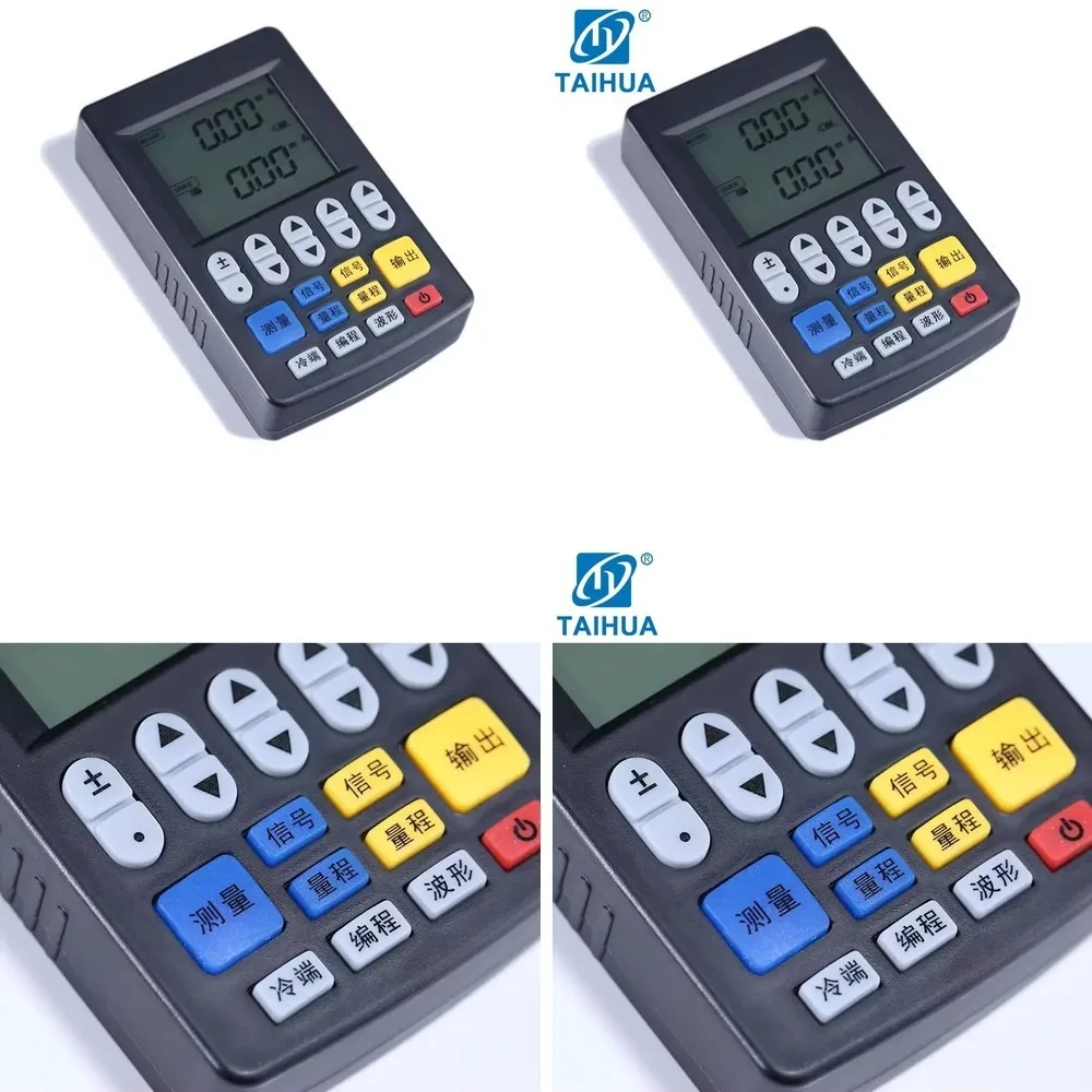4-20mA Signal Generator Handheld Current Source Calibrator with LCD Display, RTD PT100 Temperature Simulator, 3.7V