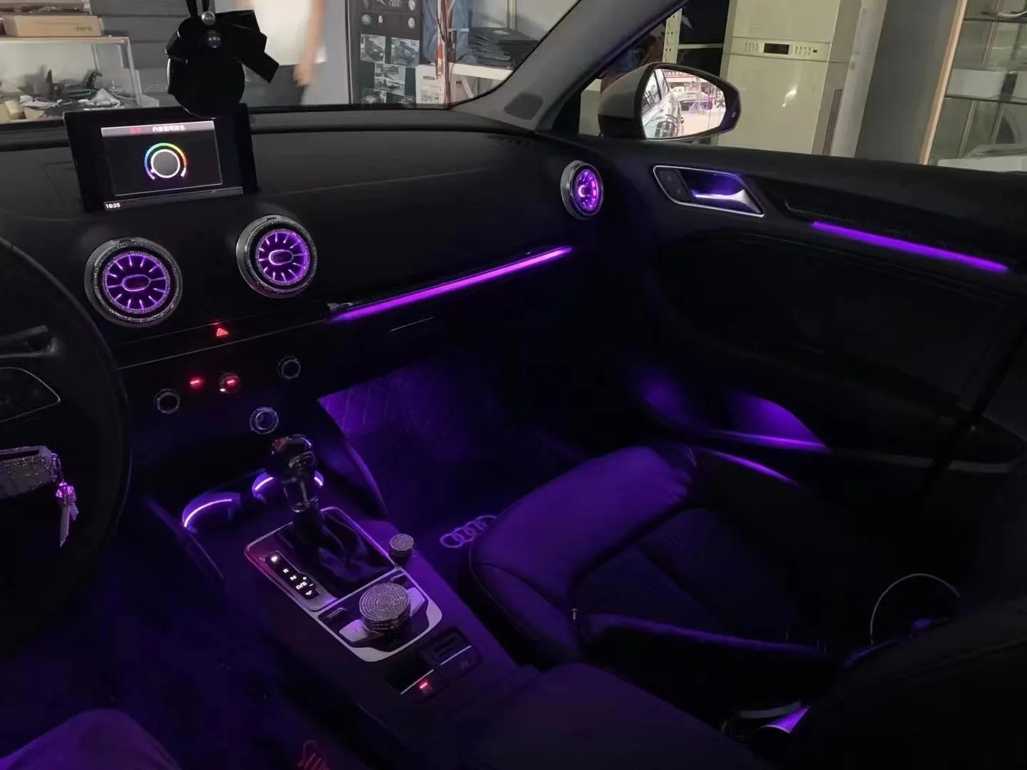 Car Ambient Light Suitable for 2013-2019 Audi A3 S3 V8 Ambient Light Turbo Vent
