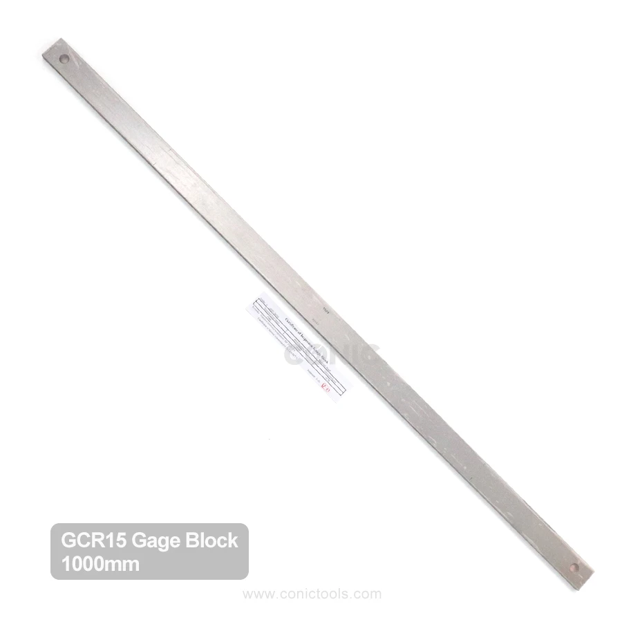 Grade 0 1000mm Steel Gage GCr15 Steel Measure Block Gauge Block for Calibrating Vernier Caliper