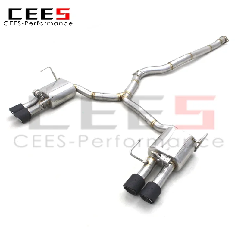 CEES For Subaru Impreza STI 2.5T 2008-2021 Catback Exhaust Stainless Steel Exhaust  Muffler Exhaust System With Vacuum Valve