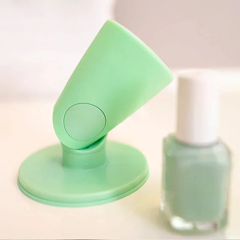 Tool Silicone Nail Polish Holder Art Bottle Stand Diy Salon Accessories For Home And Professional Use