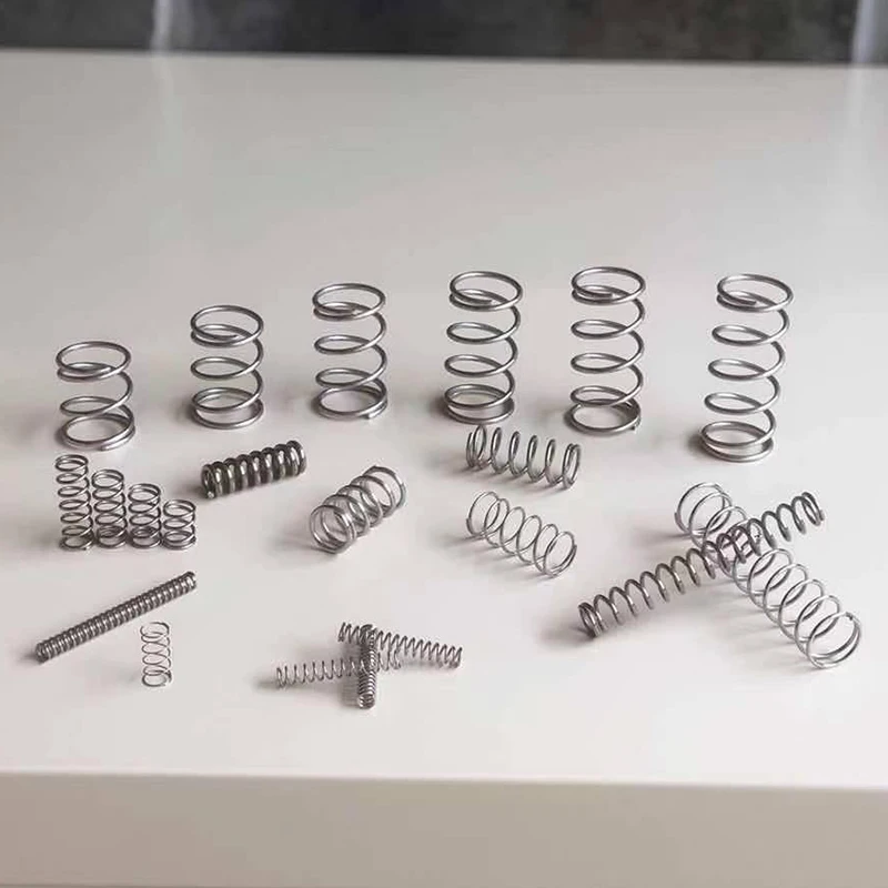 10pcs/Lot 1.2mm Stainless Steel Micro Small Compression Spring OD 6/7/8/9/10/11/12/13/14/15/16/17/18/19/20mm Length 5mm to 50mm