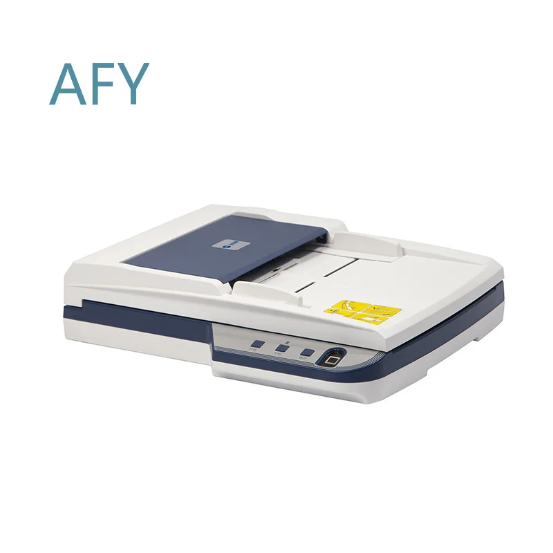 Automatic 40 PPM Flatbed Document Feeder Scanner with CIS Scan Element USB Interface for Office Home School Business Use for