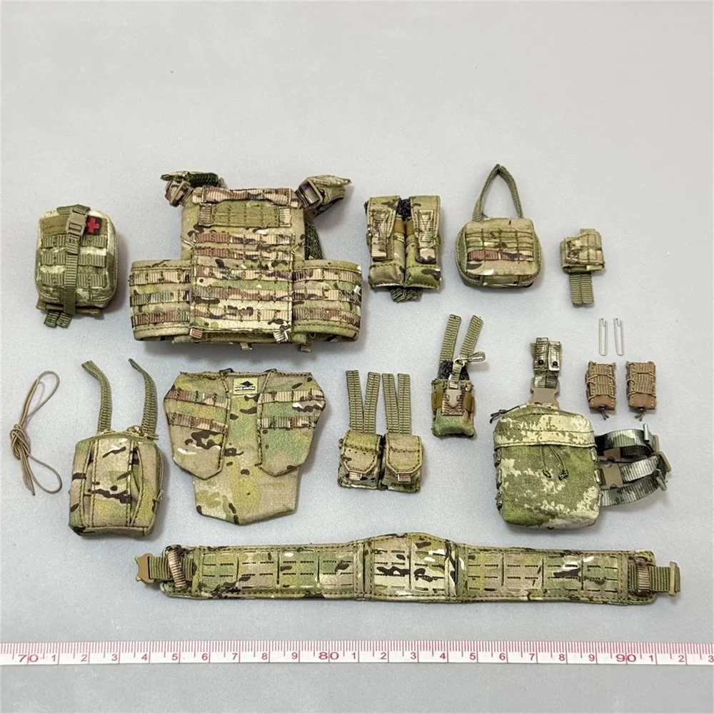 Easy&Simple ES 26067S Rosyjski model figurki żołnierza wiszącej kamizelki na klatkę piersiową Medalie na pas biodrowy dla 12-calowej lalki Figurka 1/6