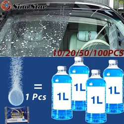 Car Windshield Washer Fluid Tablets Car Glass Solid Wiper Easy To Use for Most Cars SUV Trucks Kitchen Window Mirror Cleaner
