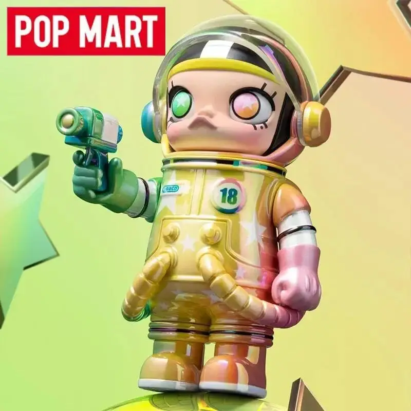 POP MART Mega Space Molly 100% Seria 3 Blind Box Mystery Box Torebka Niespodzianka Zabawki Lalka Śliczna Figurka Anime Ozdoby na Biurko Kolekcja
