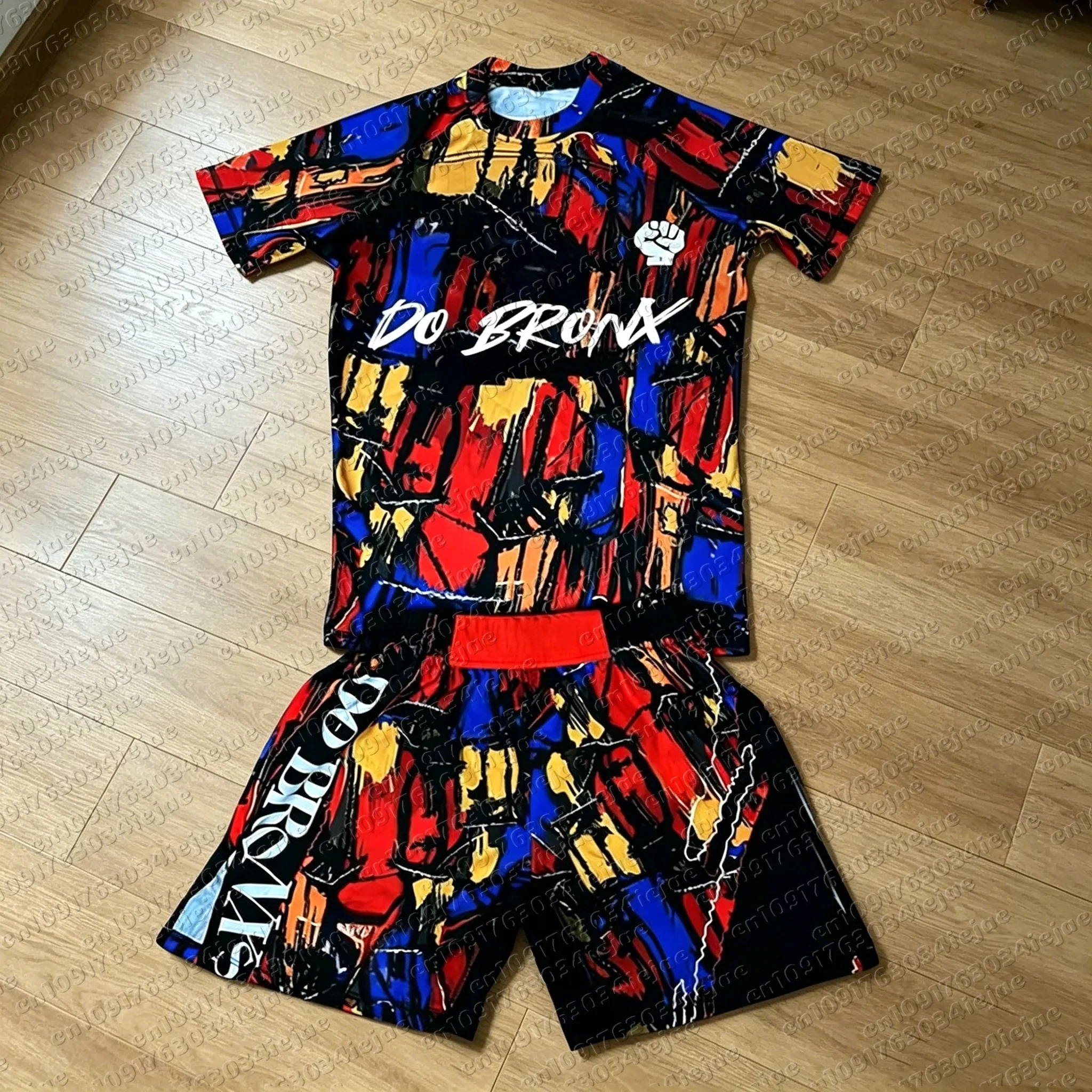 Sommer-Box-Top Charles Oliveira Kampf-Event-T-Shirt Shorts Herren Kinder Atmungsaktives Schnelltrocknendes Trikot Wrestling-Sportanzug – Detail 5