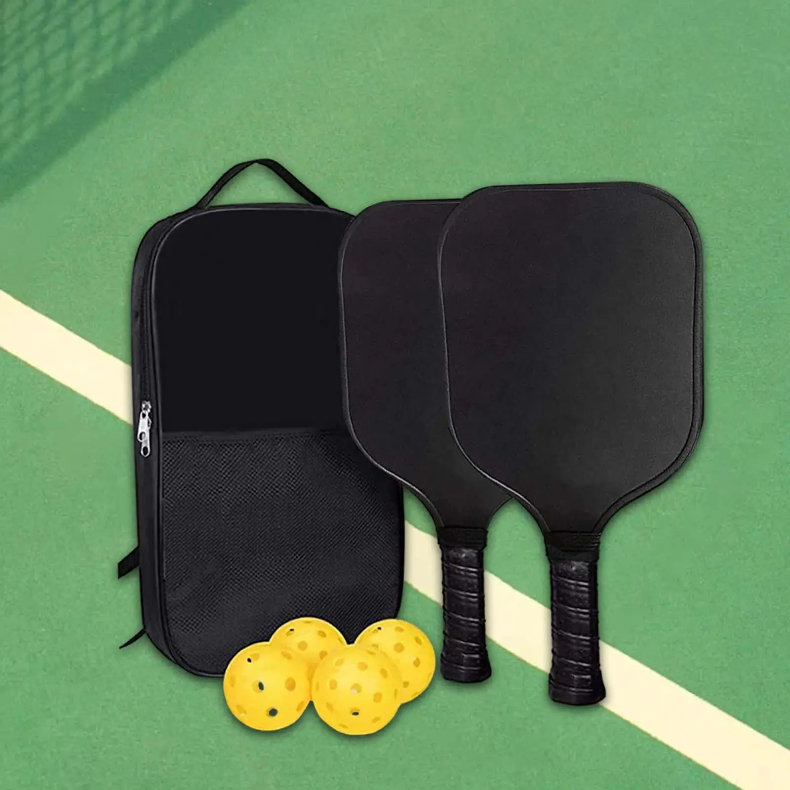 

Premium Pickleball Paddles Polypropylene Core Rackets with Bag and Pickleball Balls